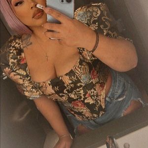 Renaissance style corset top